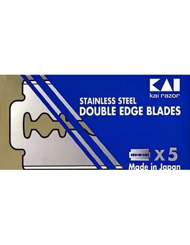 Kai Stainless Steel DE Safety Razor Blades - Pack Of 5 2780 KAI Razor Blades €2.70 €2.18