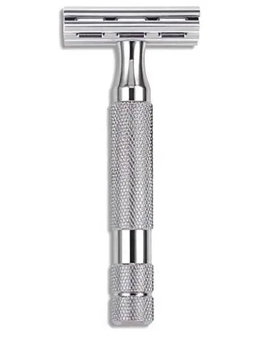 Ρυθμιζόμενη Ξυριστική Μηχανή Ασφαλείας Rockwell Razors 2C White Chrome 6400 Rockwell Razors