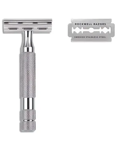 Rockwell Razors 2C White Chrome Safety Razor 6400 Rockwell Razors 3 Piece Razors €40.00 €32.25