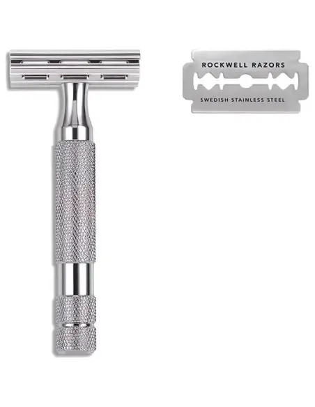 Rockwell Razors 2C White Chrome Safety Razor 6400 Rockwell Razors 3 Piece Razors €40.00 €32.25