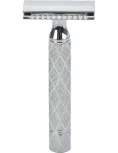 Ξυριστική Μηχανή Ασφαλείας Κλειστού και Ανοιχτού Τύπου Τριών Τεμαχίων Yaqi Chrome Color Hexahedral Handle RAC2101 11418 Yaqi