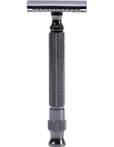 Safety Razor DE Closed Comb Yaqi Gunmetal Color Knurled RAG2006 11423 Yaqi Safety Razors €28.90 -20%€23.31