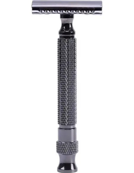 Ξυριστική Μηχανή Ασφαλείας DE Κλειστού Τύπου Yaqi Gunmetal Color Knurled RAG2006 11423 Yaqi