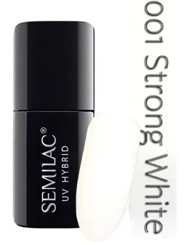 Semilac Uv Hybrid 001 Strong White 7ml 6516 Semilac Semilac HyBrids €9.90 €7.98