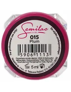 Semilac Uv Gel 015 Plum 5ml 4206 Semilac Semilac UV/LED GEL €4.45 €3.59