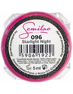 Semilac Uv Gel 096 Starlight Night 5ml 4207 Semilac Semilac UV/LED GEL €4.45 €3.59