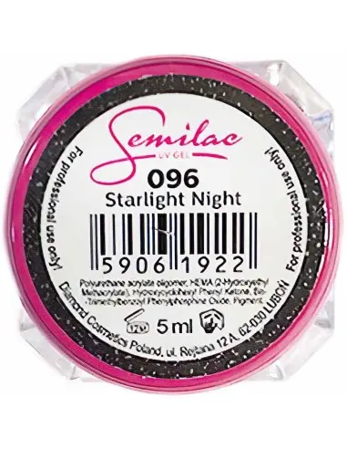 Semilac Uv Gel 096 Starlight Night 5ml 4207 Semilac Semilac UV/LED GEL €4.45 €3.59