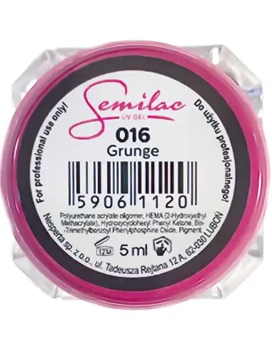 Semilac Uv Gel 016 Grunge 5ml 4210 Semilac Semilac UV/LED GEL €4.45 €3.59