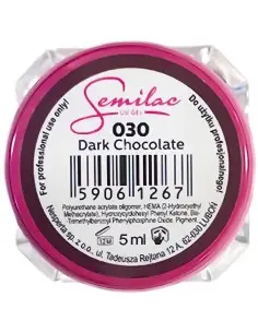 Semilac Uv Gel 030 Dark Chocolate 5ml 4212 Semilac Semilac UV/LED GEL €4.45 €3.59