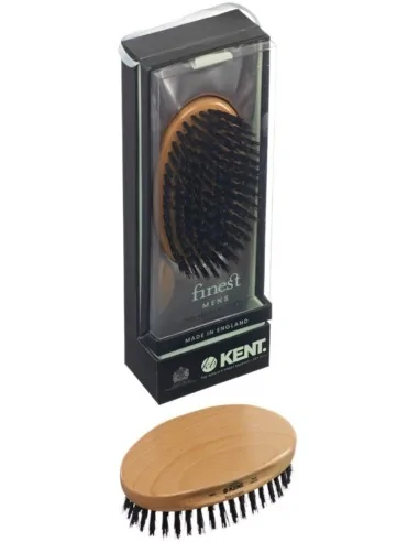Kent Brushes Mens Beechwood Pure Black Bristle Oval Brush MG2 3261 Kent Brushes Beard Brushes €36.90 €29.76