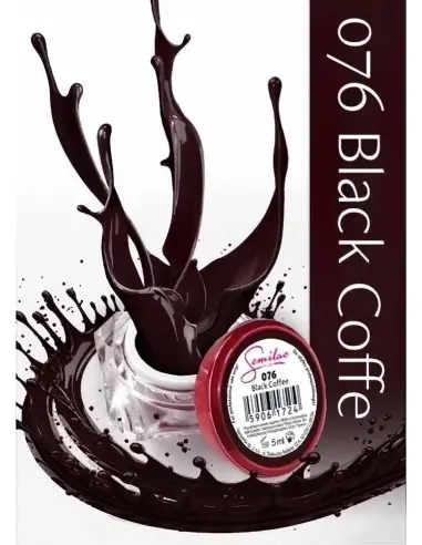 Uv Gel Semilac 076 Black Coffee 5ml 4225 Semilac