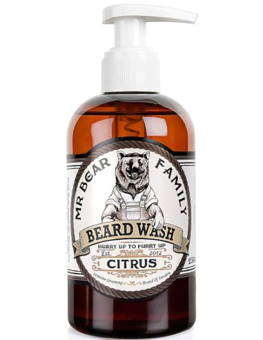 Beard Wash Citrus Mr Bear Family 250ml 4776 Mr Bear Family Beard Shampoo €22.11 -5%€17.83