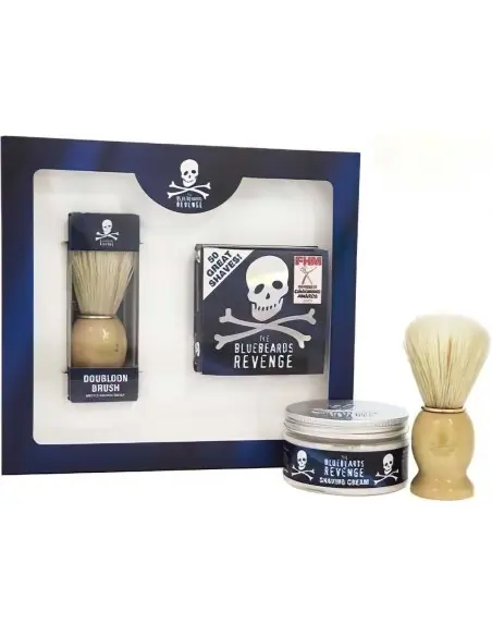 The Bluebeards Revenge Shaving Cream 100ml & Doubloon Brush Kit Disc-5716 The Bluebeards Revenge Shaving €24.30 €19.60