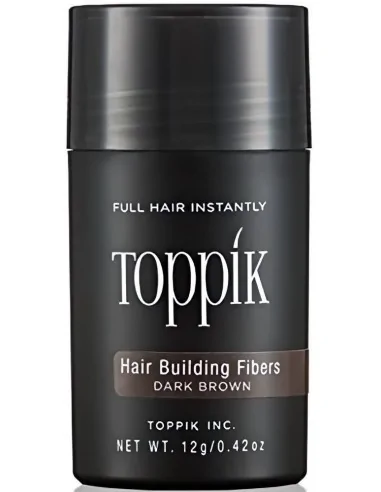 Ίνες Κερατίνης Πύκνωσης Μαλλιών Σκούρο Καστανό Toppik 12gr 0401 Toppik Hair Building Fibers