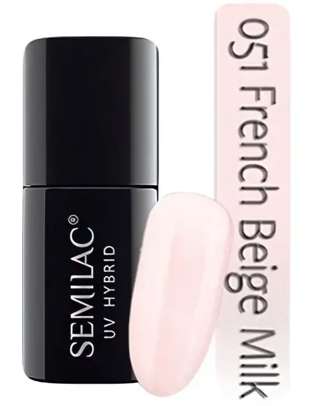 Semilac Uv Hybrid 051 French Beige 7ml OfSt-4281 Semilac Semilac HyBrids €9.90 €7.98