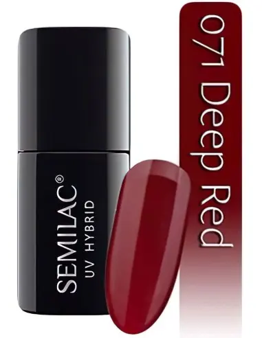 Semilac Uv Hybrid 071 Deep Red 7ml 4282 Semilac Semilac HyBrids €9.90 €7.98