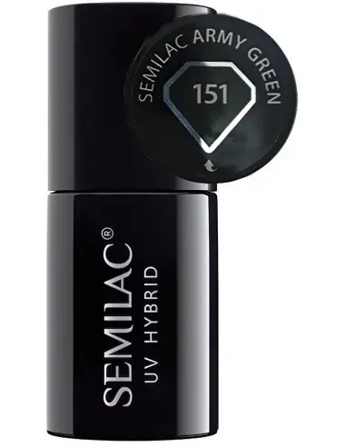 Semilac UV Hybrid 151 Army Green 7ml OfSt-8338 Semilac Semilac HyBrids €6.38 €5.15