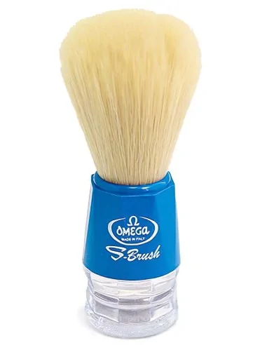 Shaving Brush Synthetic Blue Omega S10018 19mm 0941 Omega Synthetic Shaving Brush €5.90 €4.76