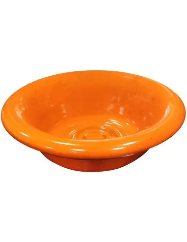 Ceramic Shaving Lather Bowl Orange With Ribs Le Biricchine 11448 Le Biricchine Bowls €16.00 €12.90