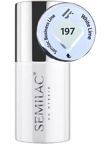 Semilac Business Line Uv Hybrid 197 White Lime 7ml OfSt-8362 Semilac Semilac HyBrids €7.92 €6.39