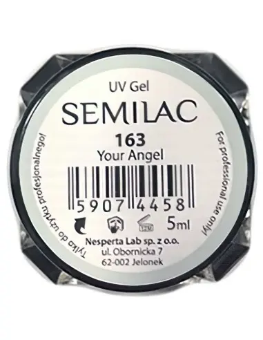 Semilac 163 UV Gel Colour Your Angel 5ml OfSt-9418 Semilac UV Color Gel €0.00 product_reduction_percent€0.00