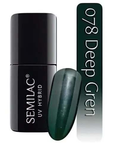 Semilac Uv Hybrid 078 Deep Green 7ml OfSt-4286 Semilac Semilac HyBrids €7.92 €6.39