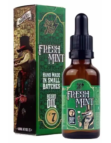 Beard Oil Fresh Mint No7 Hey Joe 30ml 9348 Hey Joe Beard Oil €15.30 €12.34