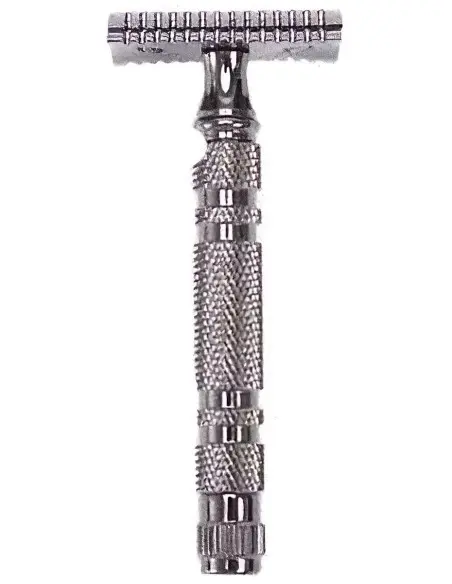 Safety Razor DE Open Comb Yaqi Gunmetal Color Knurled RAG1815 9533 Yaqi Open Comb Safety Razors €28.90 product_reduction_perc...