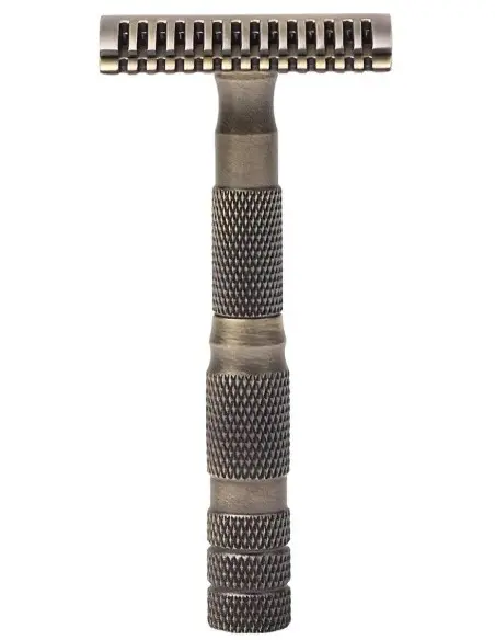 Ξυριστική Μηχανή Ασφαλείας DE Ταξιδίου Ανοικτού Τύπου Yaqi Rolling Stone Με Δερμάτινη Θήκη RT1914 8971 Yaqi