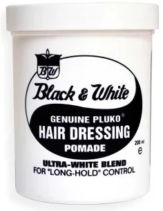 Black & White Hair Dressing Pomade 200gr 0186 Black And White Medium Pomade €13.90 €11.21