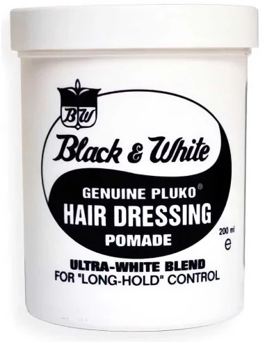 Black & White Hair Dressing Pomade 200gr 0186 Black&White Medium Pomade €13.90 -10%€11.21