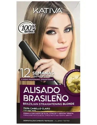 Kativa Alisado Brasileno Straightening Blonde Kit 9124 Kativa Keratin Treatment €18.90 product_reduction_percent€15.24