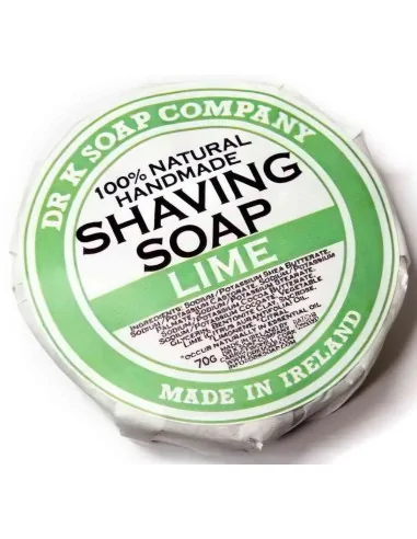 Dr K Soap Company Shaving Soap Lime 70gr 0728 Dr K Soap Shaving Soaps €12.90 €10.40