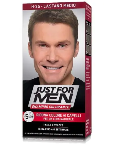 Colour Shampoo Medium Brown Just For Men H-35 10227 Just For Men Hairdyes For Men €13.60 €10.97