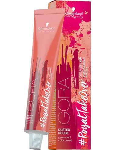 Schwarzkopf Professional Permanent Igora Royal TakeOver Dusted Rouge 7-764 Ξανθό Μεσαίο Χάλκινο Μαρόν Μπεζ 60ml 6262 Schwarzk...