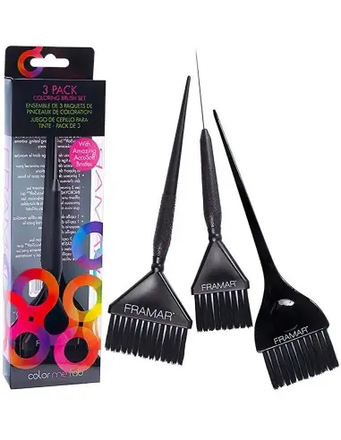 Framar Family Pack Brush Set Black 3 Pack OfSt-6343 Framar Hair Dye Brush €11.90 €9.60