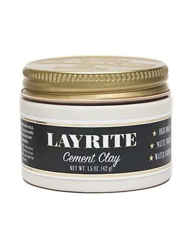 Layrite Cement High Hold Matte Hair Clay 42gr 5034 Layrite