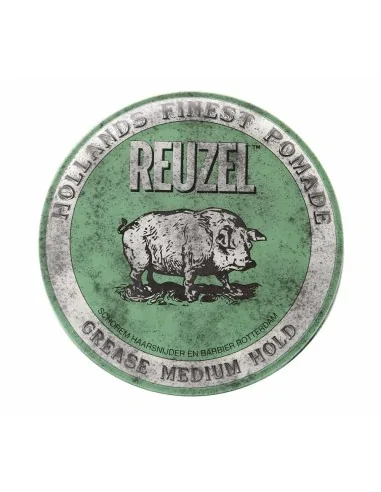 Πομάδα Μαλλιών Reuzel Green Grease με Μεσαίο Κράτημα 35gr 1556 Reuzel