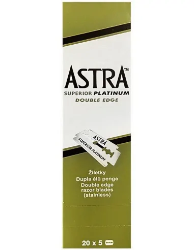 Astra Superior Platinum DΕ Safety Razor Blades - Pack Of 100 1771 Astra Razor Blades €11.90 €9.60