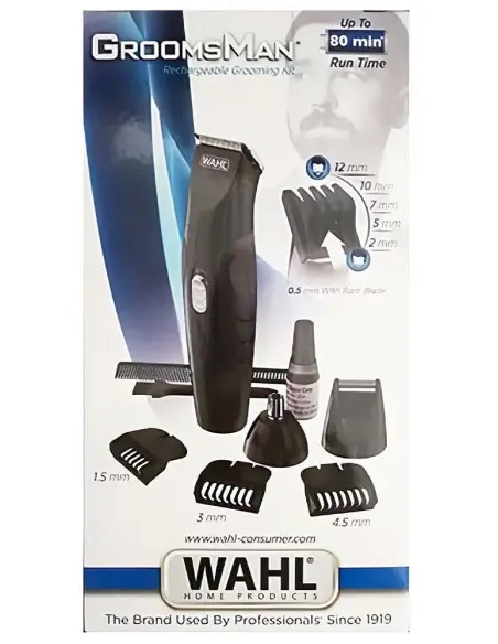 Wahl GroomsMan Pro 9685-016 With 4 Grooming Heads OfSt-9301 Wahl Wahl €39.90 €32.18