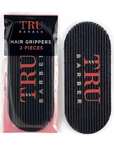 Trubarber Hair Grippers 2 pieces Black/Red 6335 TruBarber