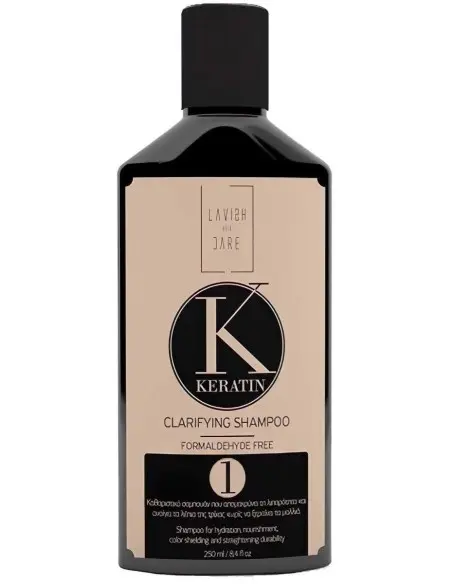 Keratin Clarifying Shampoo Step 1 Lavish Care 250ml Disc-8398 Lavish Care Oily €8.90 €7.18