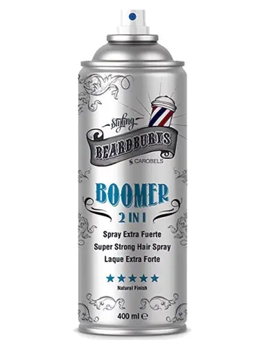 BeardBurys Boomer 2 IN 1 Extra Strong Σπρέυ Μαλλιών 400ml 10036 Beardburys