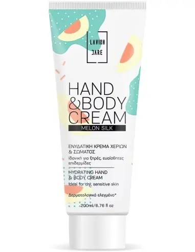 Lavish Care Hand & Body Cream Melon Silk 200ml Disc-10380 Lavish Care Body Creams €6.00 €4.84