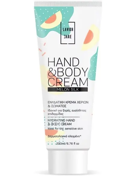 Lavish Care Hand & Body Cream Melon Silk 200ml Disc-10380 Lavish Care Body Creams €6.00 €4.84