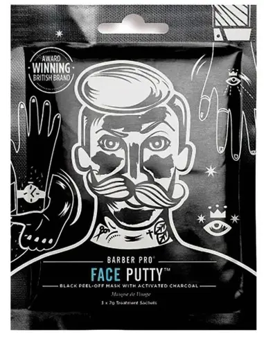 Barber Pro Face Putty Peel-Off Mask with Activated Charcoal 3x7gr 6075 Barber Pro Men's Grooming €5.90 product_reduction_perc...