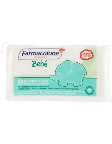 Maxi Cotton Wool Pads Farmacotone Bebe 60pcs 11578 Farmacotone Bath Accessories €4.90 €3.95