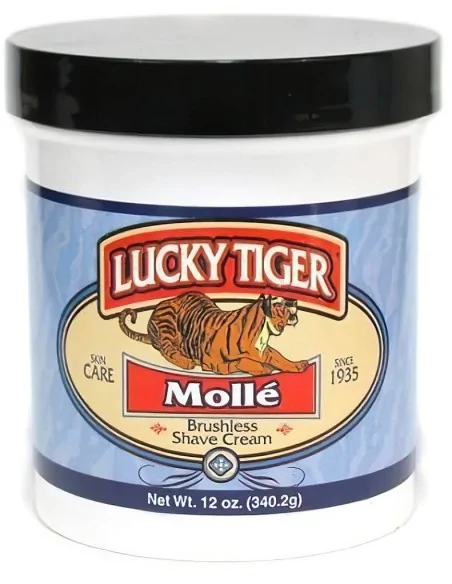Lucky Tiger Molle Brushless Shave Cream 12oz OfSt-2073 Lucky Tiger Brushless Shaving Creams €18.90 €15.25