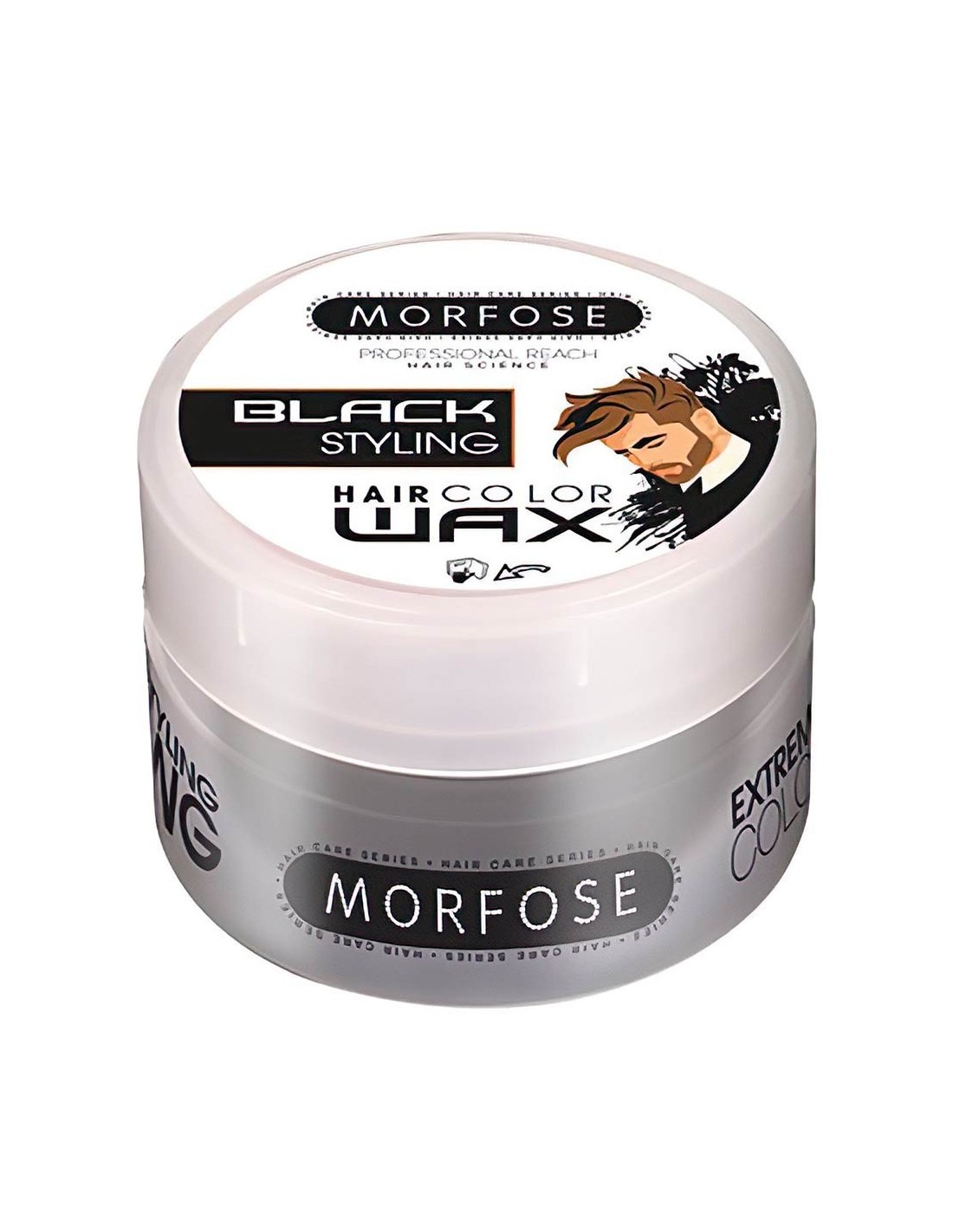 Morfose Hair Color Wax Black 100ml HairMaker.Gr