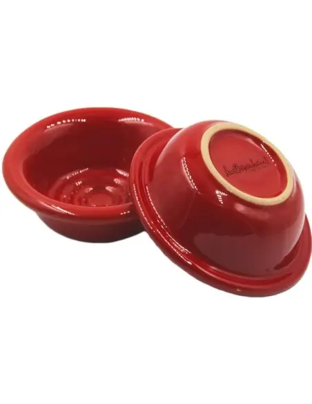 Ceramic Shaving Bowl With Ribs Le Biricchine Red 11595 Le Biricchine Bowls €16.00 €12.90